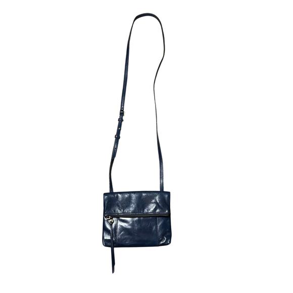 Hobo Navy Blue Leather Crossbody Bag - Picture 3 of 8